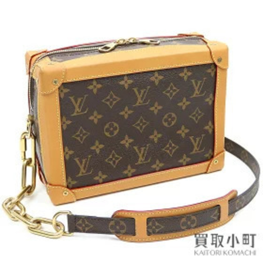 Louis Vuitton Soft Trunk Monogram Shoulder Bag Crossbody LV